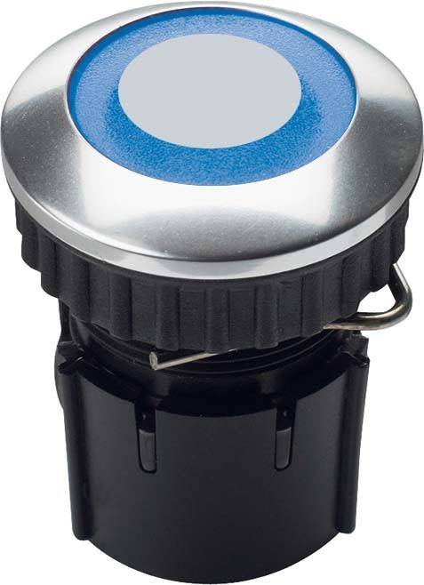 GRO Klingeltast.LED-Ring PROTACT 220 LED blau Edelstahl 63232 GRO Klingeltast.LED-Ring PROTACT 220 LED blau Edelstahl 63232 von Grothe GmbH