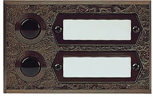 Grothe 55512 Klingeltaster mit Namensschild Bronze von Grothe