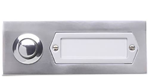 Grothe 55531 Klingeltaster mit Namensschild Aluminium (eloxiert) von Grothe
