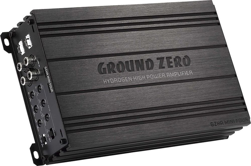 Ground Zero GZHA MINI FOUR 4 x 80 Watt RMS an 4 Ohm Super klein Verstärker von Ground Zero