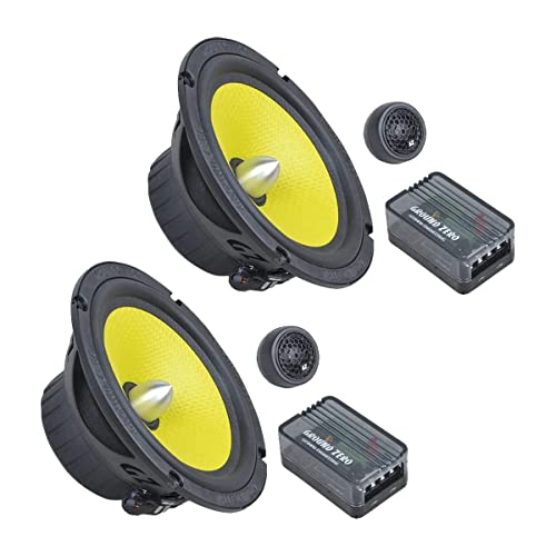 Ground Zero GZTC 165.2X - 16,5 cm Komponenten-Lautsprecher mit 150 Watt (RMS: 100 Watt) von Ground Zero