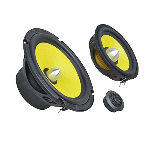 Ground Zero GZTC 165.3-Act - 16,5 cm Komponenten-Lautsprecher mit 200 Watt (RMS: 150 Watt) von Ground Zero