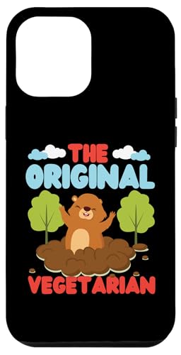 Groundhog: Der originale Vegetarier Hülle für iPhone 12 Pro Max Groundhog: Der originale Vegetarier Hülle für iPhone 12 Pro Max von Groundhog Day Designs For Kids