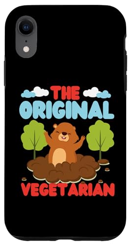 Groundhog: Der originale Vegetarier Hülle für iPhone XR Groundhog: Der originale Vegetarier Hülle für iPhone XR von Groundhog Day Designs For Kids