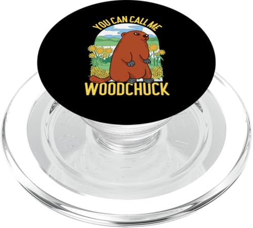 Groundhog: Du kannst mich Woodchuck nennen PopSockets PopGrip für MagSafe Groundhog: Du kannst mich Woodchuck nennen PopSockets PopGrip für MagSafe von Groundhog Day Designs For Kids