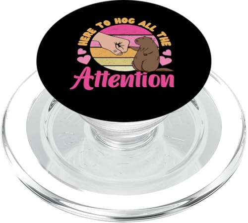 Groundhog: Hier to Hog All The Attention PopSockets PopGrip für MagSafe Groundhog: Hier to Hog All The Attention PopSockets PopGrip für MagSafe von Groundhog Day Designs For Kids