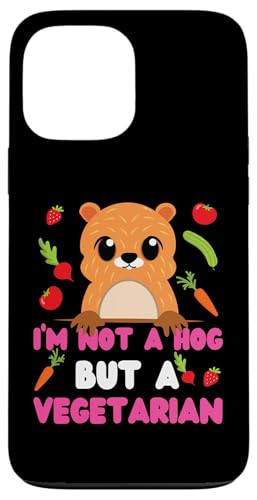 Groundhog: Ich bin kein Schwein, sondern ein Vegetarier Hülle für iPhone 13 Pro Max Groundhog: Ich bin kein Schwein, sondern ein Vegetarier Hülle für iPhone 13 Pro Max von Groundhog Day Designs For Kids