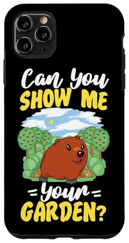 Groundhog: Kannst du mir deinen Garten zeigen? Hülle für iPhone 11 Pro Max von Groundhog Day Designs For Kids