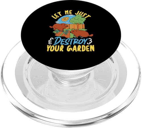 Groundhog: Lass mich einfach deinen Garten zerstören PopSockets PopGrip für MagSafe Groundhog: Lass mich einfach deinen Garten zerstören PopSockets PopGrip für MagSafe von Groundhog Day Designs For Kids