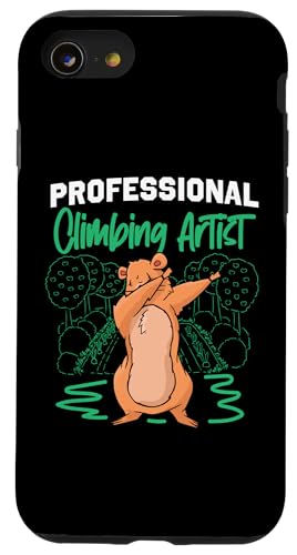 Groundhog: Professioneller Kletterkünstler Hülle für iPhone SE (2020) / 7 / 8 von Groundhog Day Designs For Kids