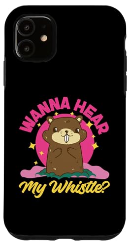 Groundhog: Willst du meine Pfeife hören? Hülle für iPhone 11 von Groundhog Day Designs For Kids