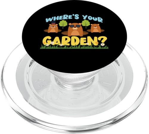Groundhog: Wo ist Ihr Garten? PopSockets PopGrip für MagSafe Groundhog: Wo ist Ihr Garten? PopSockets PopGrip für MagSafe von Groundhog Day Designs For Kids