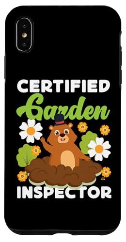 Groundhog: zertifizierter Garteninspektor Hülle für iPhone XS Max Groundhog: zertifizierter Garteninspektor Hülle für iPhone XS Max von Groundhog Day Designs For Kids
