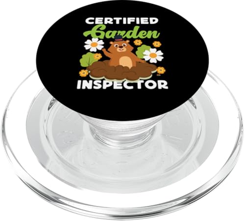 Groundhog: zertifizierter Garteninspektor PopSockets PopGrip für MagSafe Groundhog: zertifizierter Garteninspektor PopSockets PopGrip für MagSafe von Groundhog Day Designs For Kids