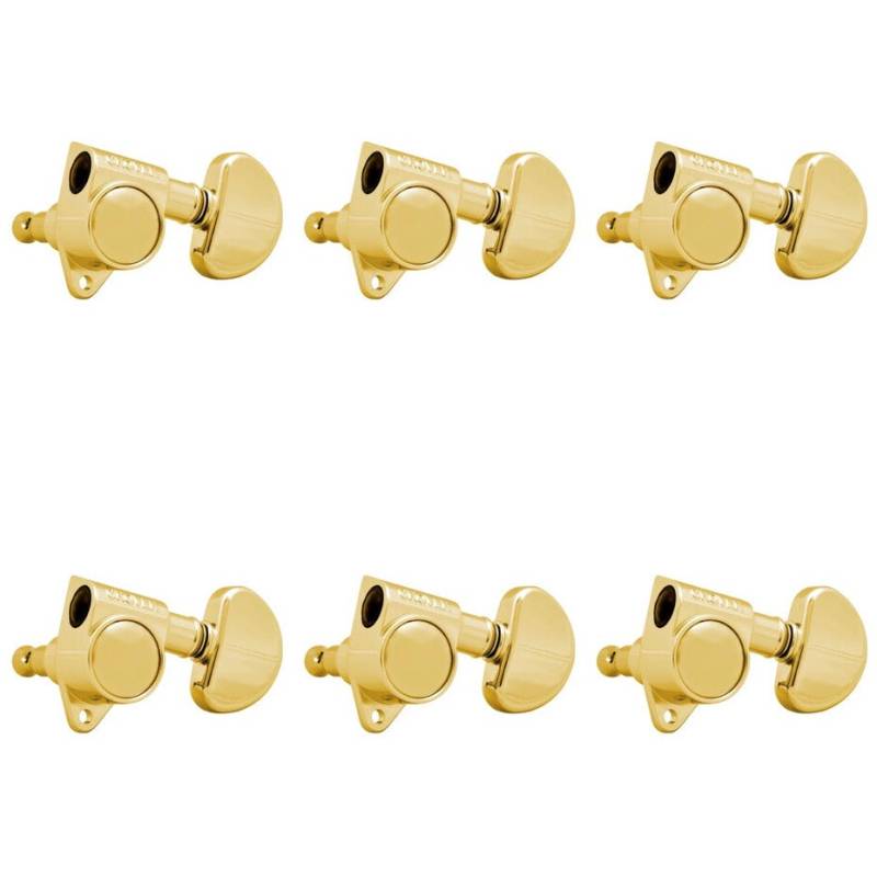Grover Original Rotomatics Machineheads 102 series Gold-Plated Tuners (3x3, Set of 6) von Grover