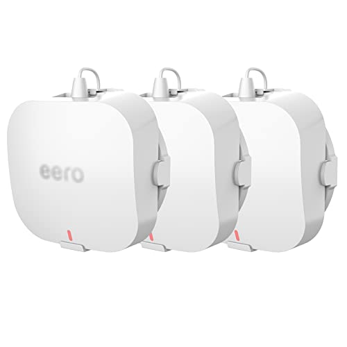 Growalleter Wandhalterung für eero Pro 6E Mesh Wi-Fi System, Wandhalterung für eero Pro 6E mit Kabelmanagement (3 Stück) von Growalleter