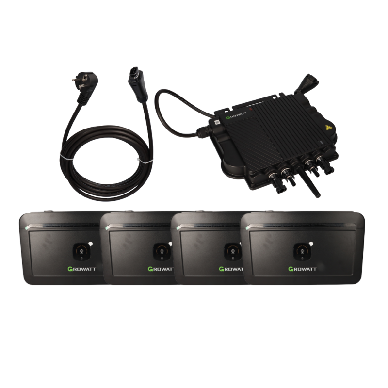 Speicherset Growatt NEO 800M-X 8,19kWh mit 4x NOAH2000 0% MwSt nach §12 Abs. 3 UstG Speicherset Growatt NEO 800M-X 8,19kWh mit 4x NOAH2000 0% MwSt nach §12 Abs. 3 UstG von Growatt