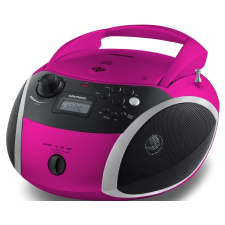 GRB3000BT pink/si  (2 Stück) - Radiorecorder/Boombox CD,BT,MP3,WMA GRB3000BT pink/si von Grundig Intermed(CE)