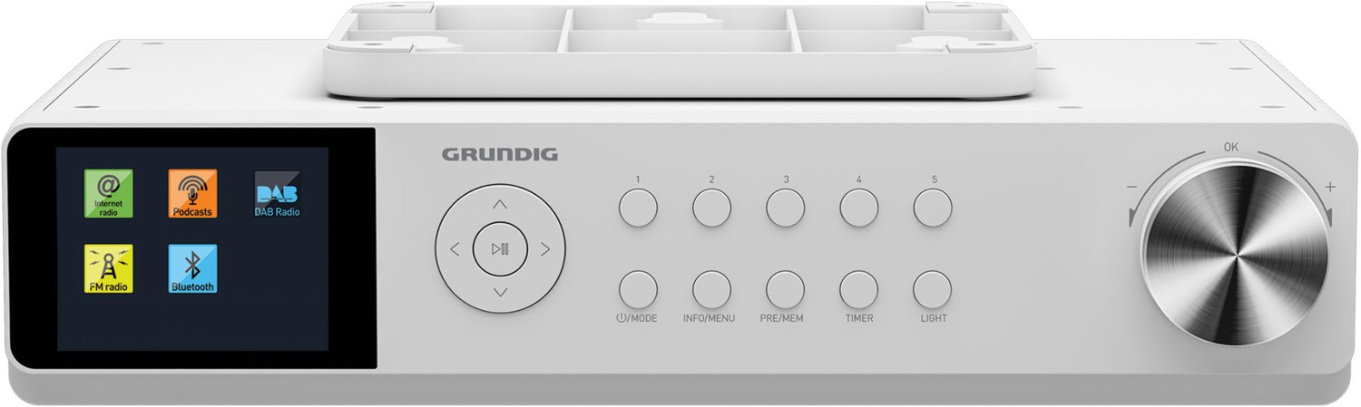 DKR 3000 BT DAB+ WEB Internetradio weiß DKR 3000 BT DAB+ WEB Internetradio weiß von Grundig