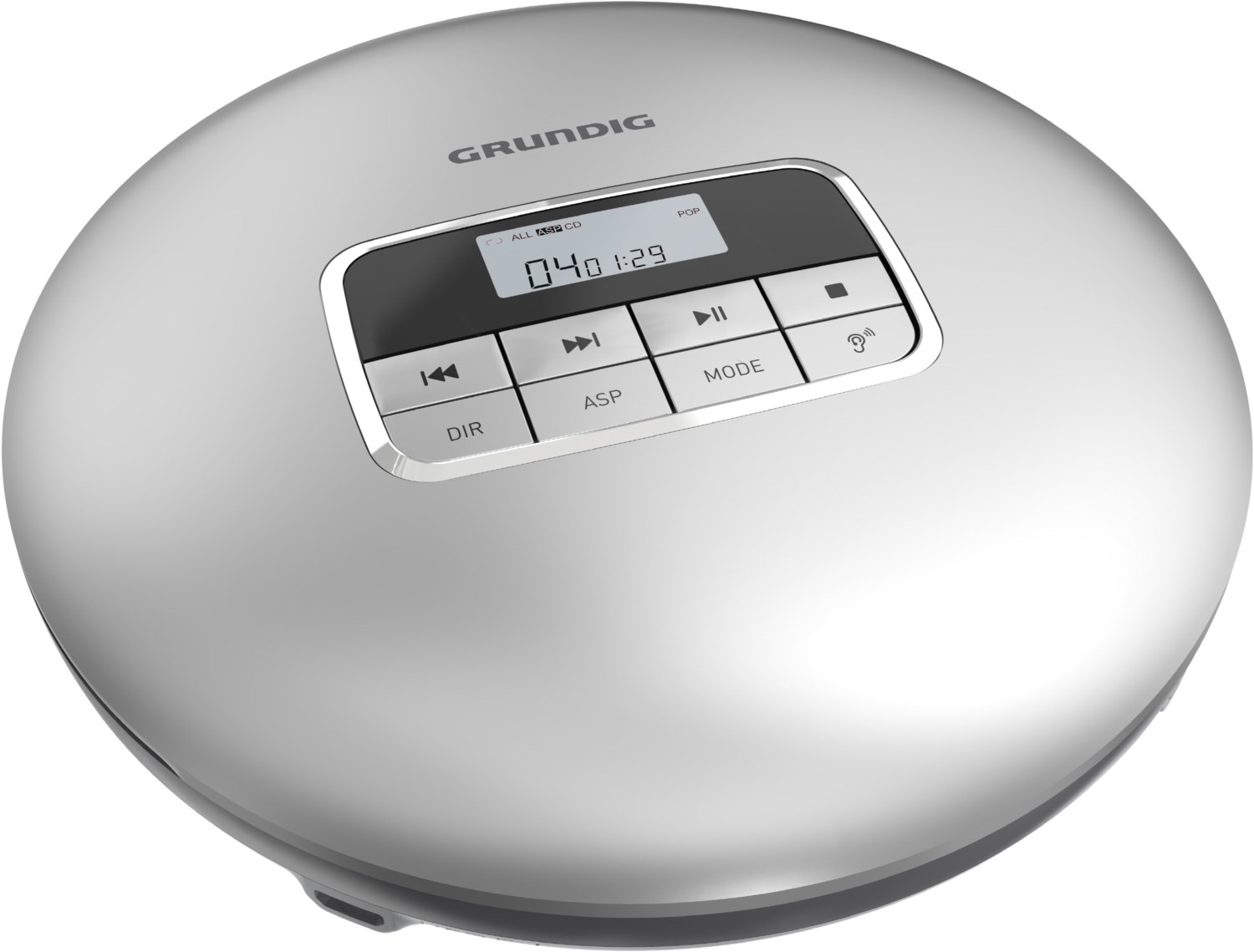GCDP 8500 tragbarer CD-Player silber/schwarz GCDP 8500 tragbarer CD-Player silber/schwarz von Grundig
