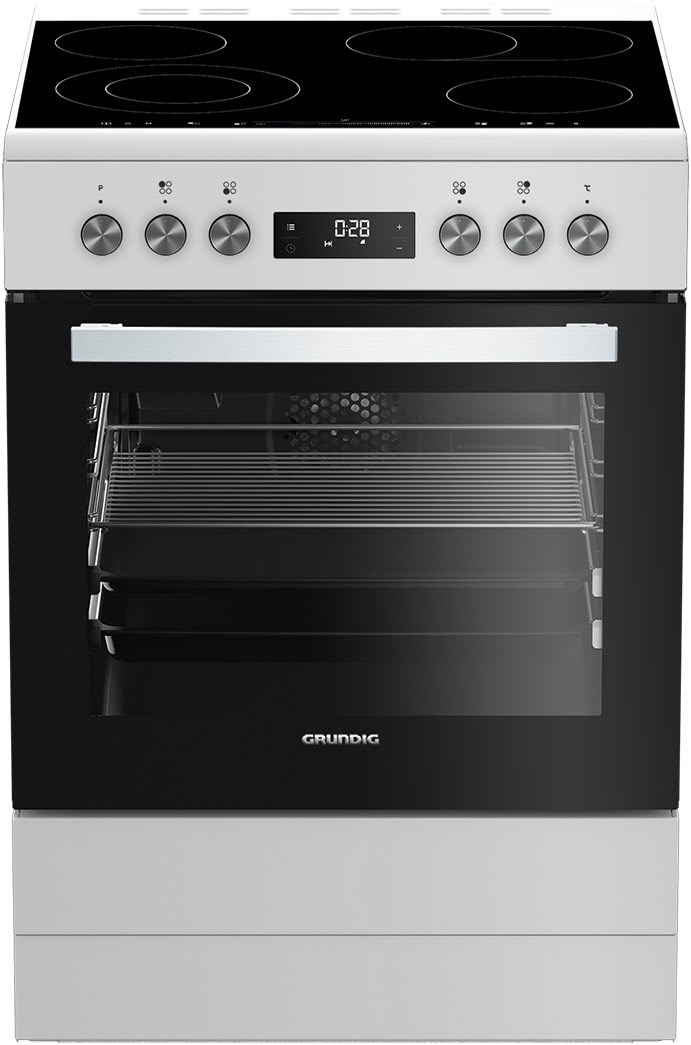GR5500 GFBM 23420 WC Elektroherd mit Glaskeramikfeld weiß / A von Grundig