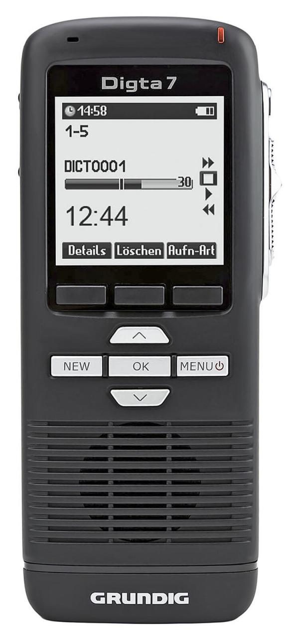GRUNDIG Digta 7 mit DigtaSoft One digitales Diktiergerät 2 GB GRUNDIG Digta 7 mit DigtaSoft One digitales Diktiergerät 2 GB von Grundig