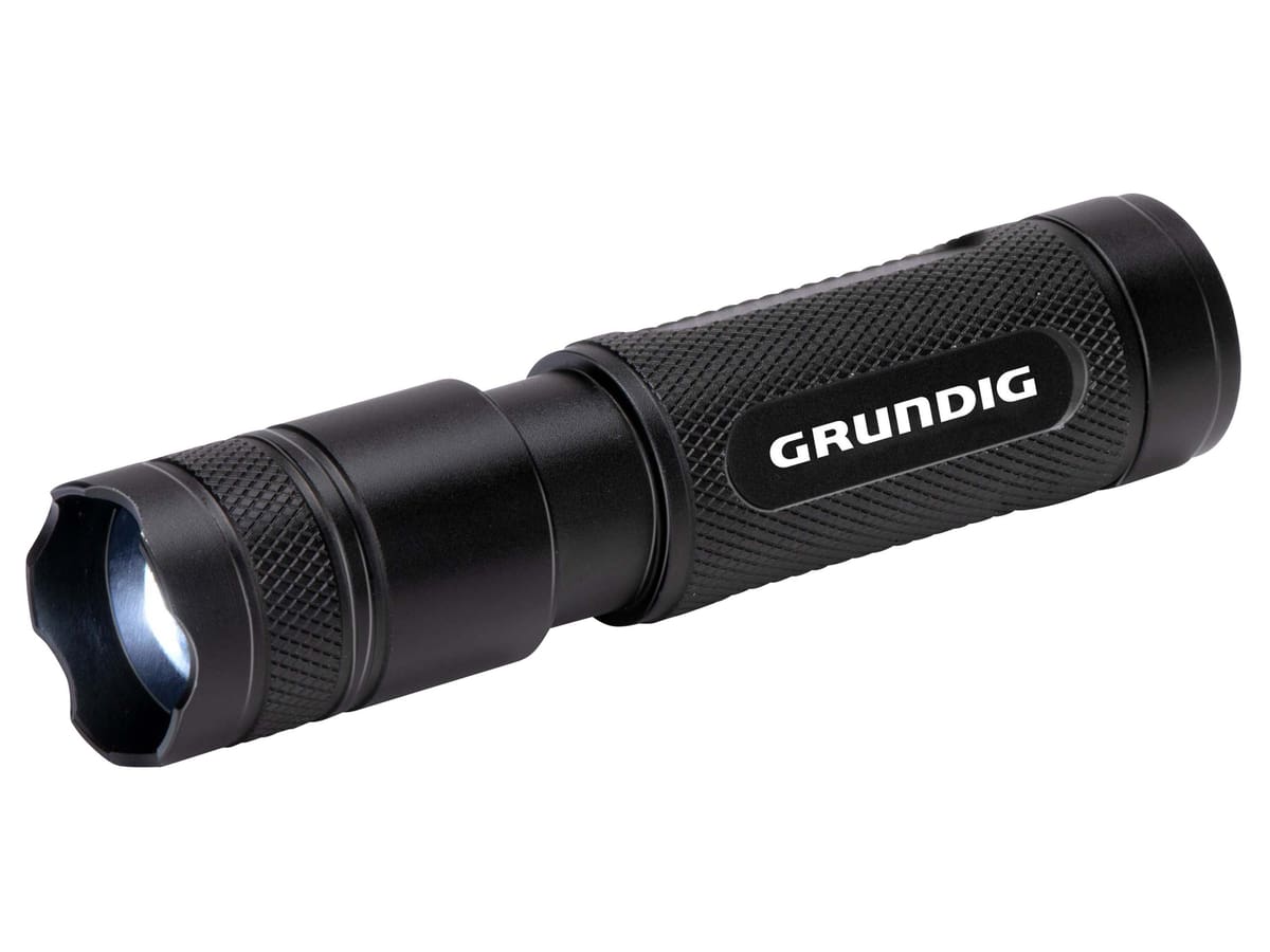 GRUNDIG LED-Taschenlampe, 1 W, 50 Lm 27x105 mm GRUNDIG LED-Taschenlampe, 1 W, 50 Lm 27x105 mm von Grundig