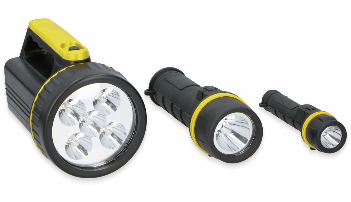 GRUNDIG LED-Taschenlampen-Set 14681, 3 Stück von Grundig