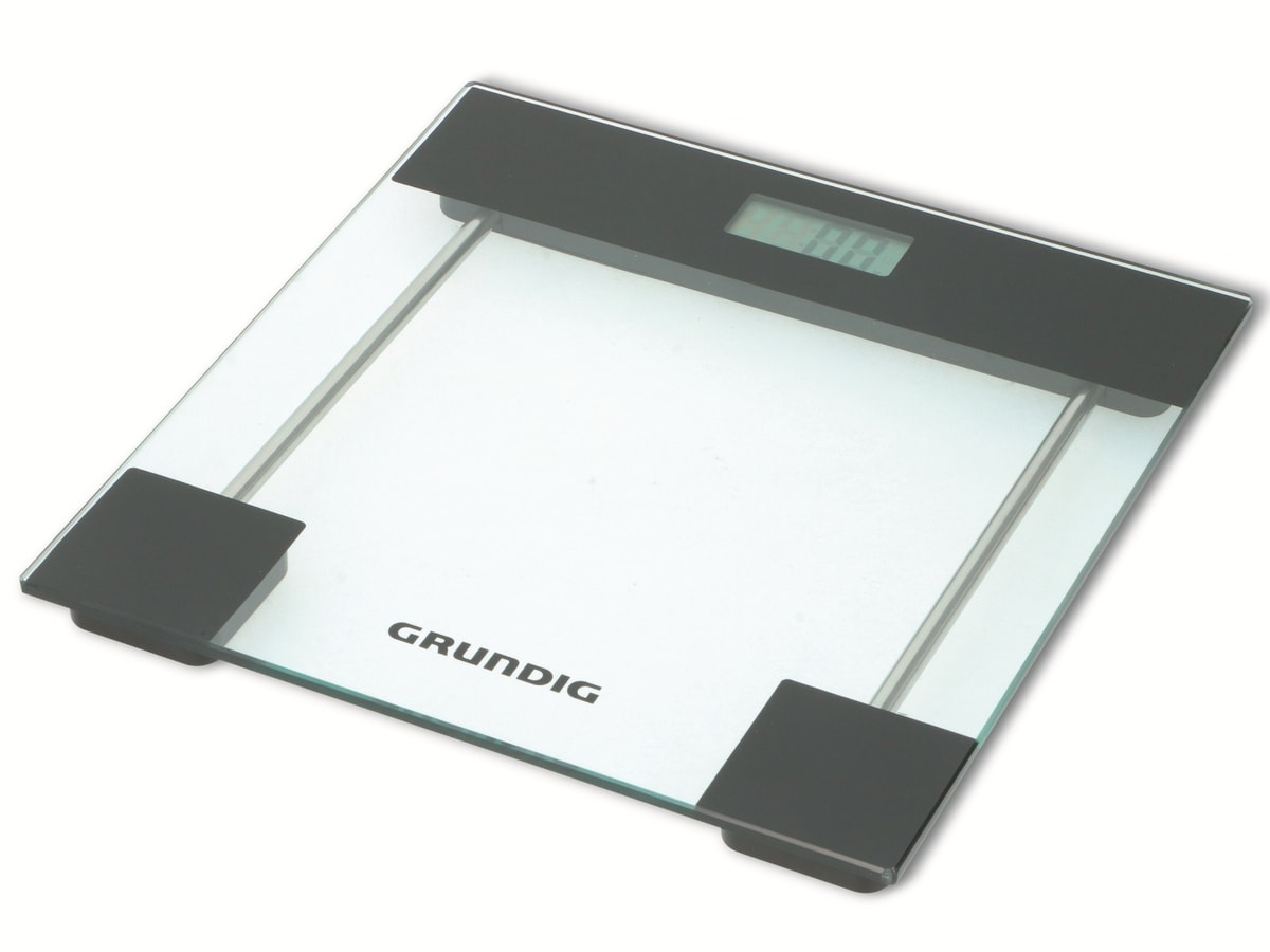 GRUNDIG Personenwaage digital, 180 kg, transparent von Grundig