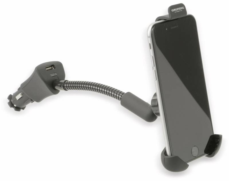 GRUNDIG Smartphonehalter KFZ-Lader, schwarz von Grundig