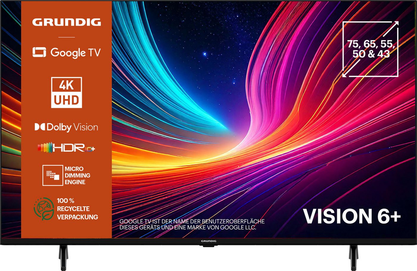 Grundig 50 VOE 74 EL4T00 LED-Fernseher (126 cm/50 Zoll, 4K Ultra HD, Google TV) von Grundig