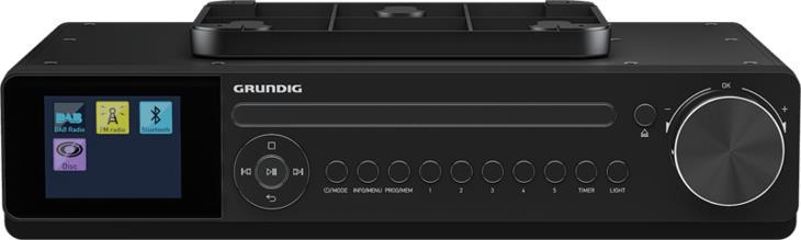 Grundig DKR 2000 BT DAB+ CD - Audiosystem - 2 x 3 Watt - Schwarz (GKR1050) von Grundig