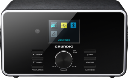 Grundig DTR 4500 2,0 BT DAB+ - Audiosystem - 10 Watt (Gesamt) (GIR1140) von Grundig