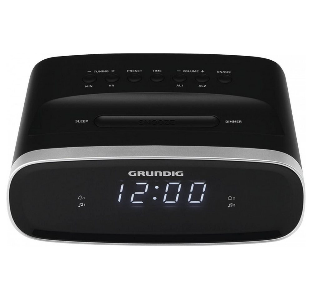 Grundig Grundig Sonoclock 1100 Uhrenradio Uhrenradio (UKW-Empfang, Weckfunktion mit Musik, Uhrenradio mit Weckfunktion und großem LED-Display) von Grundig