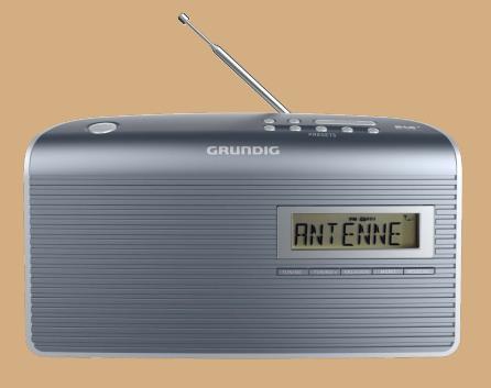 Grundig MUSIC7000XDAB+GS Radio Tragbar Digital Grau (GPR1260) von Grundig