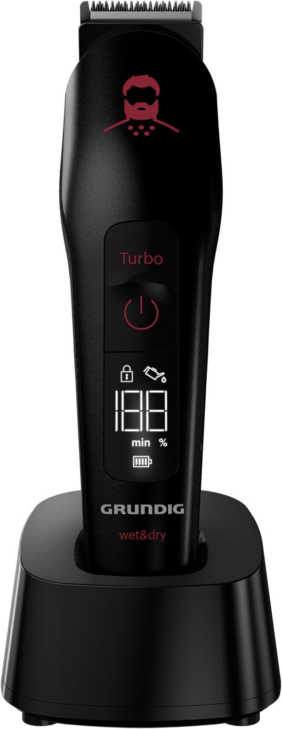 MGK 9030 ProClub Bart-/Haarschneider matt schwarz/rot von Grundig