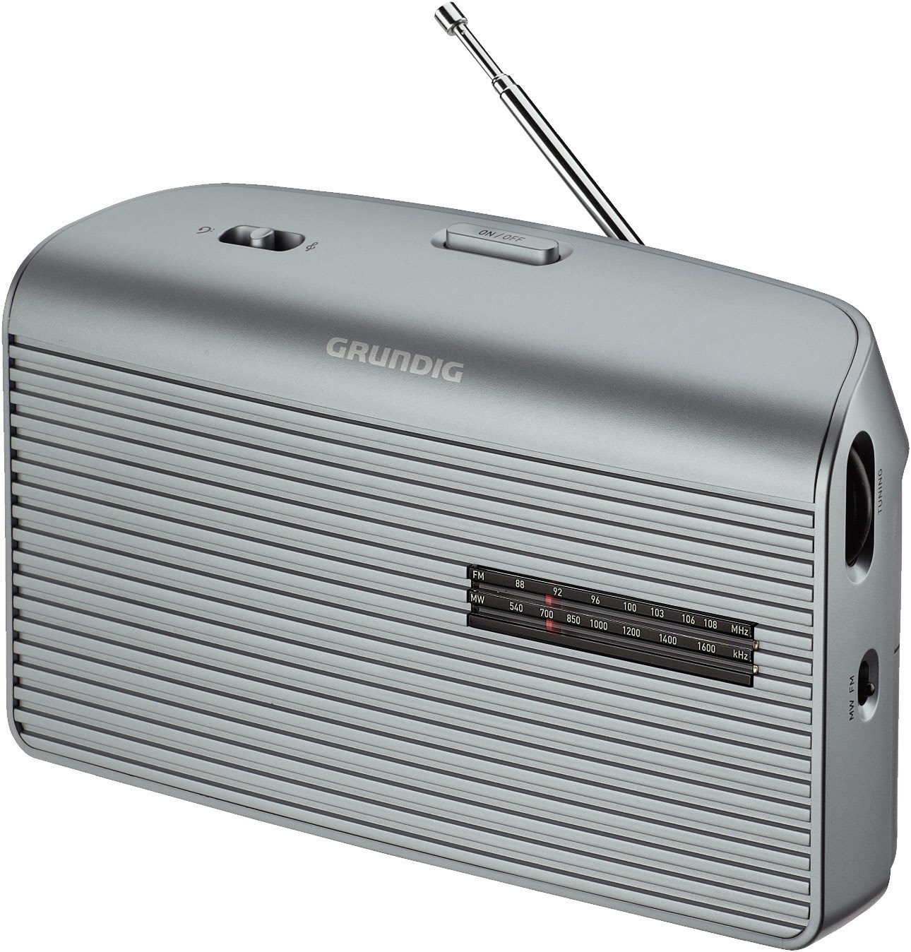 Music 60 Kofferradio silber von Grundig