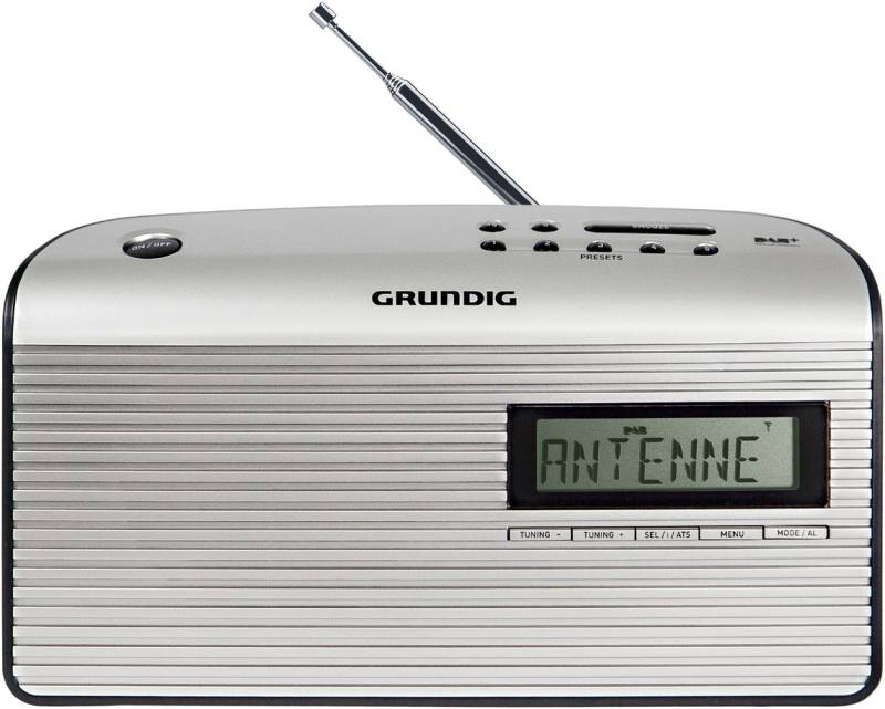 Music 7000X DAB+ Kofferradio mit DAB/DAB+ schwarz/perlweiß von Grundig