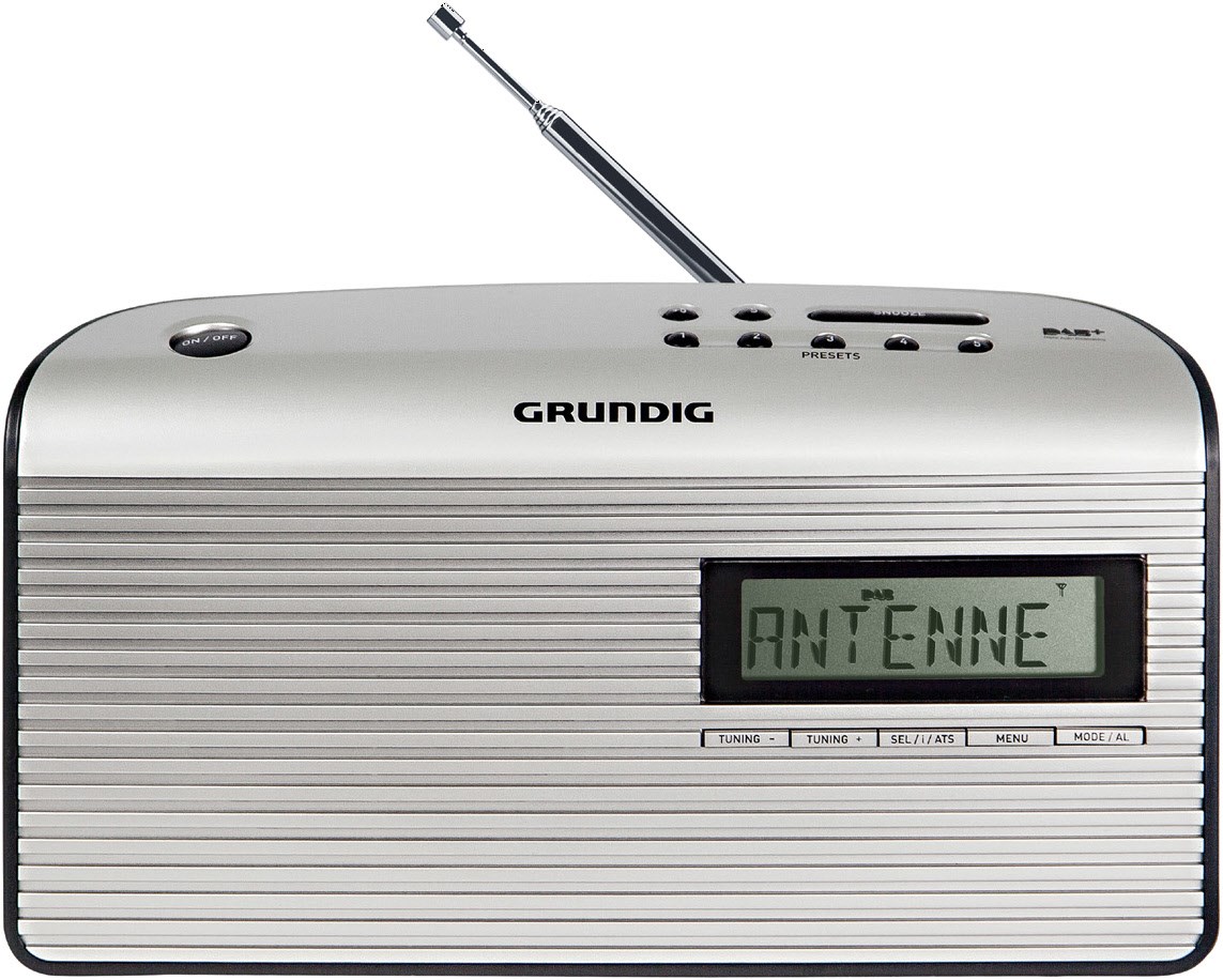 Music BP 7000 DAB+ Kofferradio schwarz/perlweiß von Grundig