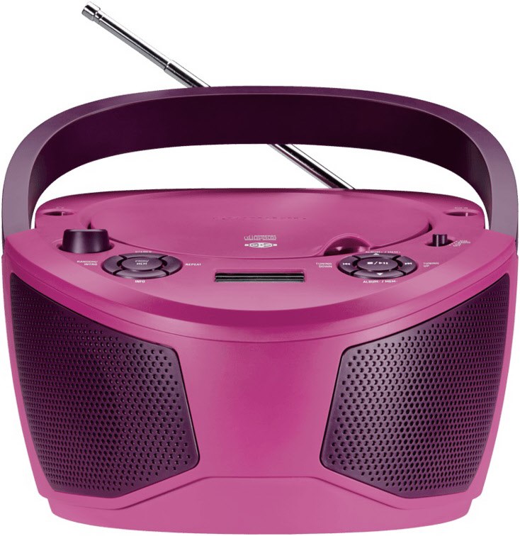RCD 1050 CD/Radio-System violett von Grundig