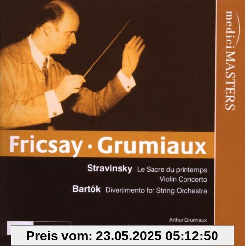 Strawinsky: Le Sacre du Printemps / Violinkonzert / Bartok: Divertimento für Streichorchester Sz 113 Strawinsky: Le Sacre du Printemps / Violinkonzert / Bartok: Divertimento für Streichorchester Sz 113 von Gruniaux