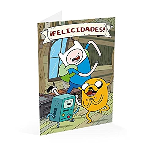 Grupo Erik Editores Adventure Time – Karte felicitacion, 300 gr von Grupo Erik Editores