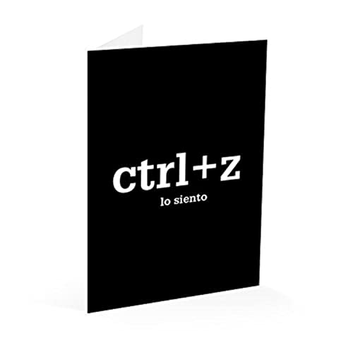 Grupo Erik Editores CTRL + Z Sorry – Karte felicitacion, 300 gr von Grupo Erik Editores