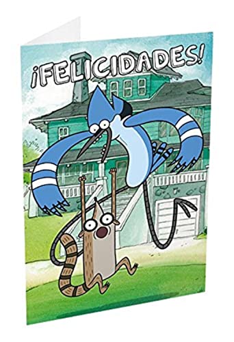 Grupo Erik Editores Regular Show – Karte felicitacion, 300 gr von Grupo Erik Editores