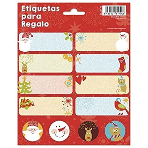 Grupo Erik Editores Weihnachten Bird House – Etiketten 8x4cm von Grupo Erik Editores