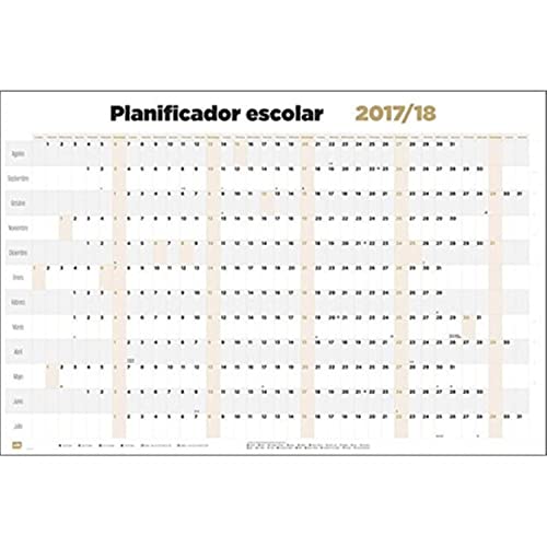 Grupo Erik editores- Poster Planer 2017/2018 Horizontal von Grupo Erik Editores