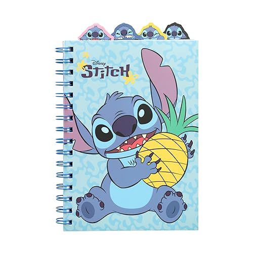 Grupo Erik Bullet Journal Dotted A5 Disney Stitch Soft Cover Notizblock A5 Notizbuch A5 Tagebuch für Erwachsene und Kinder- Offizielles Lizenzprodukt Disney Fanartikel von Grupo Erik