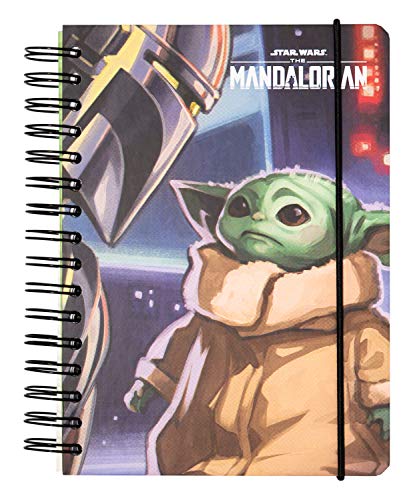 Grupo Erik Dotted Bullet Journal - Notizbuch A5 Spiralbindung Hardcover Grogu Baby Yoda von Grupo Erik