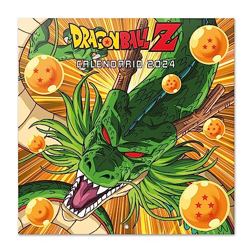 Grupo Erik Dragon Ball Wandkalender 2024 - Wandkalender 2024 - Monatsplaner 30 x 30 cm | Dragon Ball Kalender 2024 von Grupo Erik