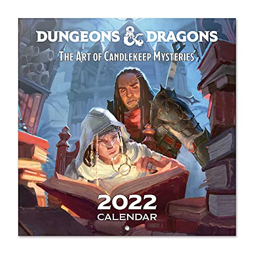 Grupo Erik Dungeons and Dragons Kalender 2022 Wandkalender 2022 Groß für 12 Monate mit Geschenk Poster von Grupo Erik